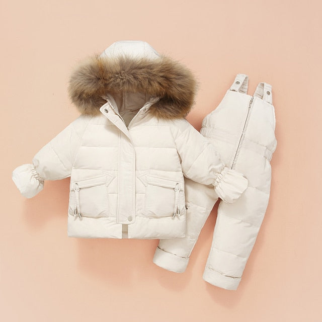 Winter Clothing Set Baby Boy Girl Clothes Warm Jacket Coat