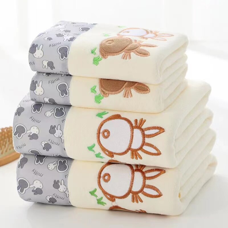 Microfiber Towel Set Luxury Lace Embroidered Bath Towel Gift Set