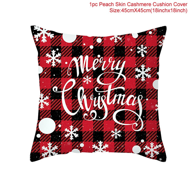45cm Christmas Cushion Pillow Cover Christmas Decorations