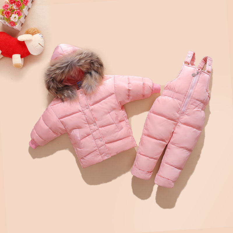 Winter Clothing Set Baby Boy Girl Clothes Warm Jacket Coat