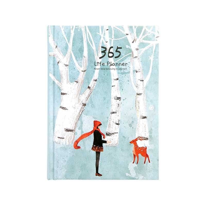 365 Planner Agenda Notebook Colorful Inner PageYearly Daily Plan
