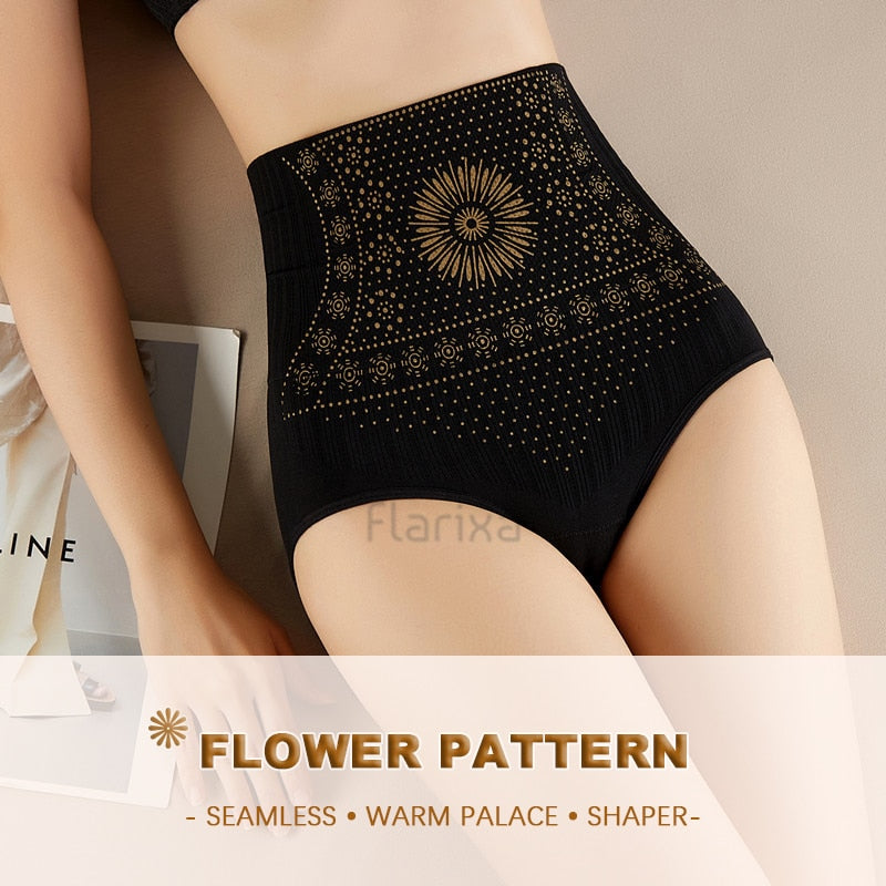 Seamless Women Panties High Waist Flat Belly Panties