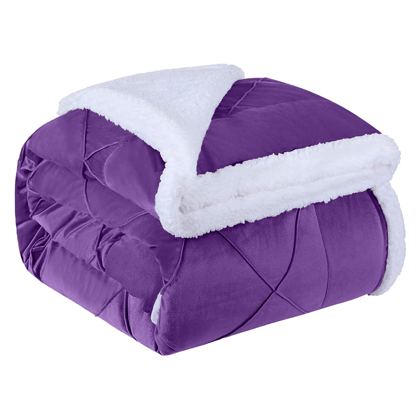 Furry Throw Blanket Warm Cashmere Bedspread Winter Bed Covers