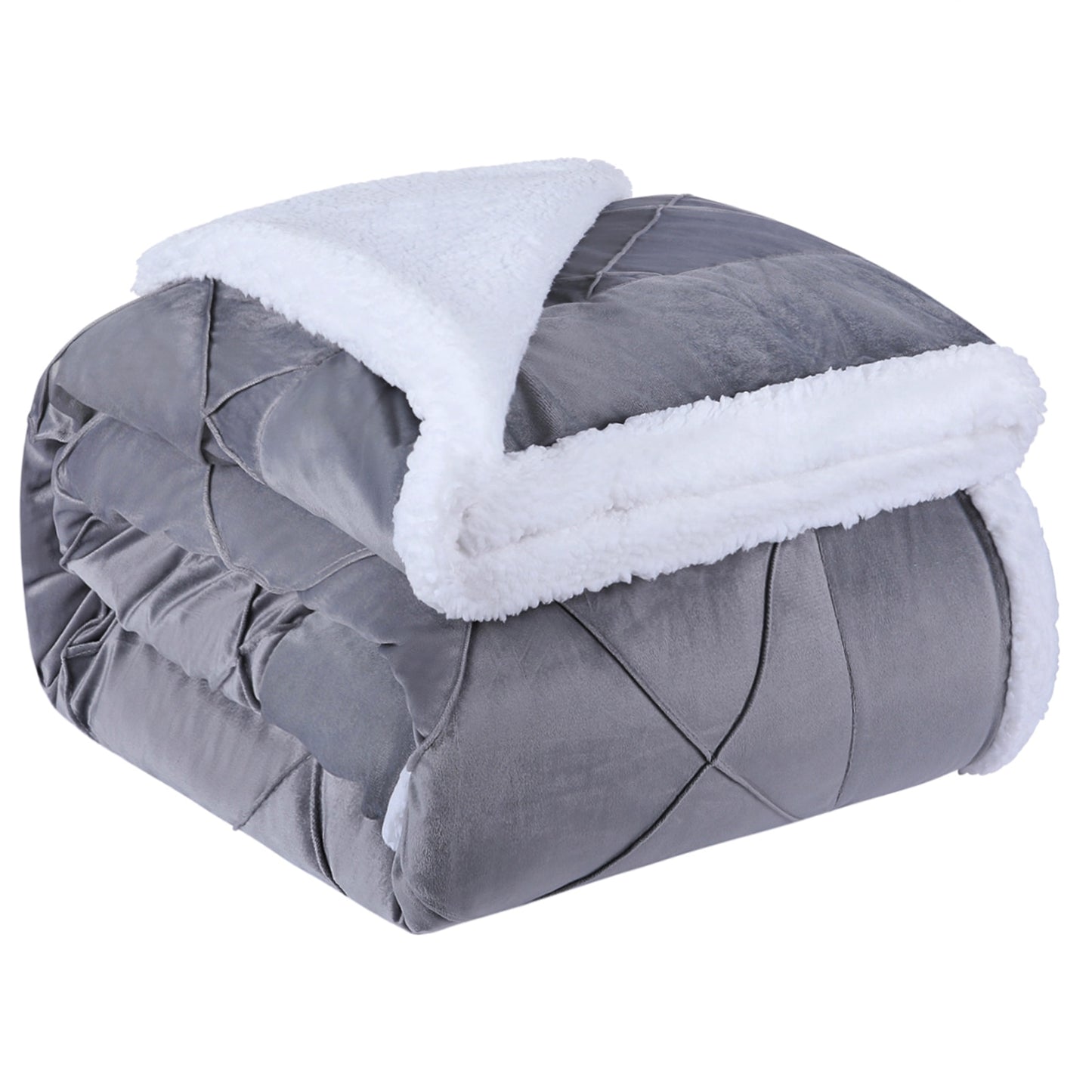 Furry Throw Blanket Warm Cashmere Bedspread Winter Bed Covers