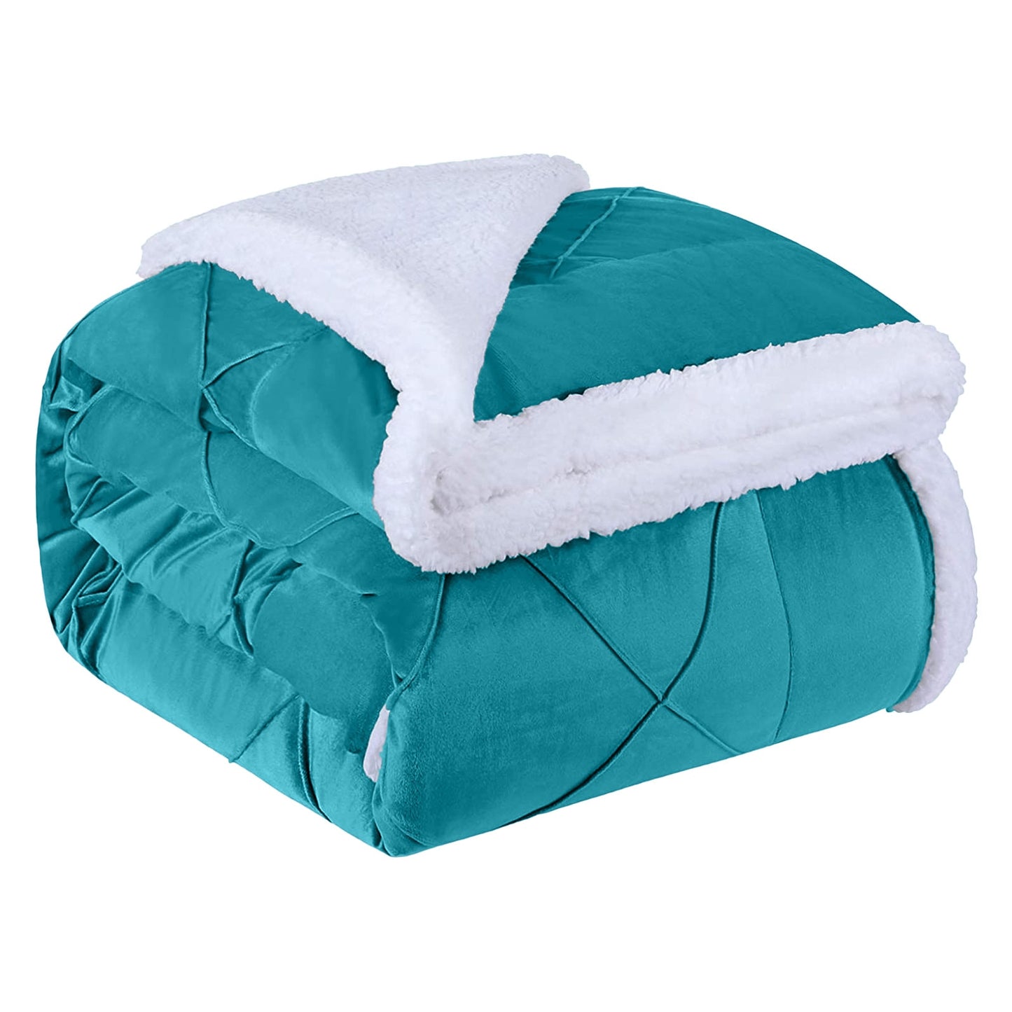 Furry Throw Blanket Warm Cashmere Bedspread Winter Bed Covers