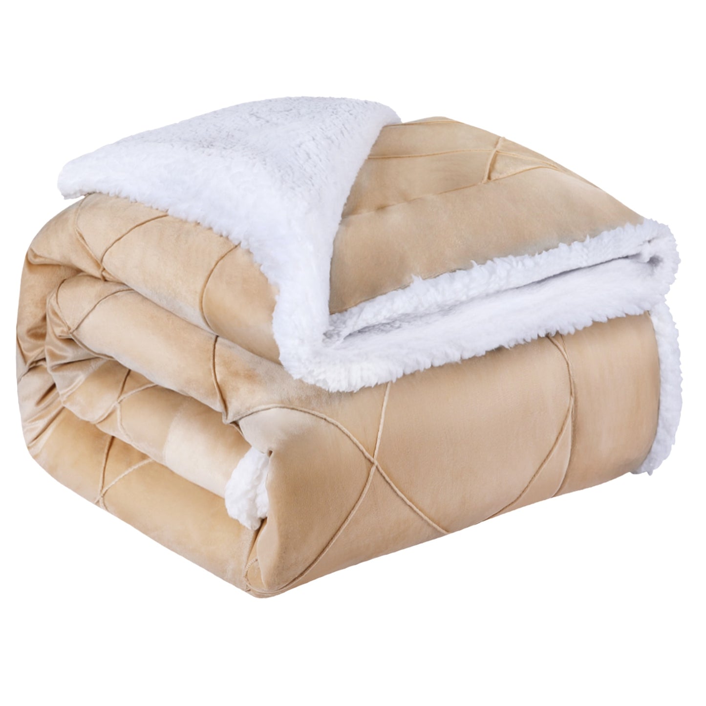 Furry Throw Blanket Warm Cashmere Bedspread Winter Bed Covers
