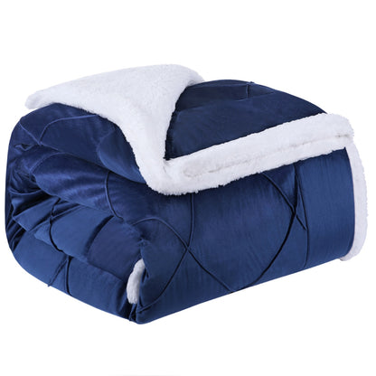 Furry Throw Blanket Warm Cashmere Bedspread Winter Bed Covers