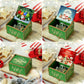 New Wooden Hand Crank Music Box Merry Christmas Music Theme