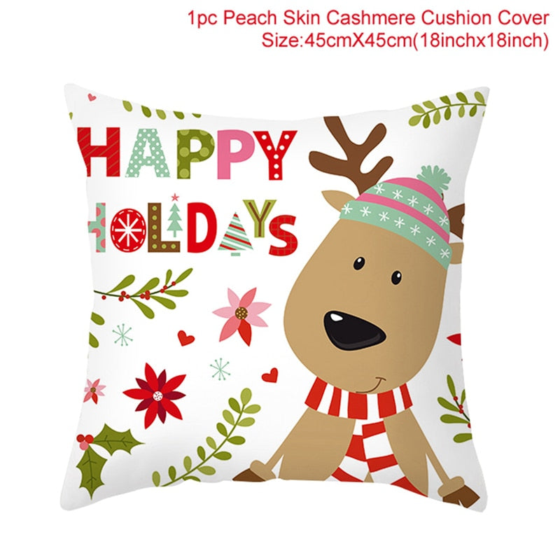 45cm Christmas Cushion Pillow Cover Christmas Decorations