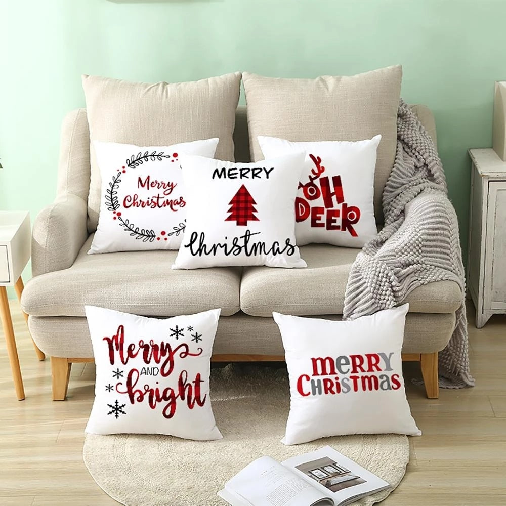 45cm Christmas Cushion Pillow Cover Christmas Decorations