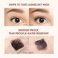 Black Mascara Lengthens Eyelashes Waterproof Long-lasting 4D Silk Fiber