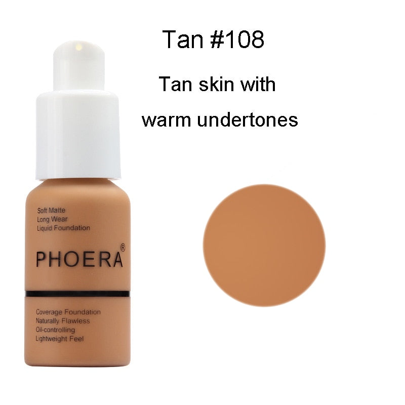 Long Lasting Brighten Liquid Foundation Concealer