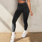 Women Seamless Sports Bra Long Sleeve Crop Top Set