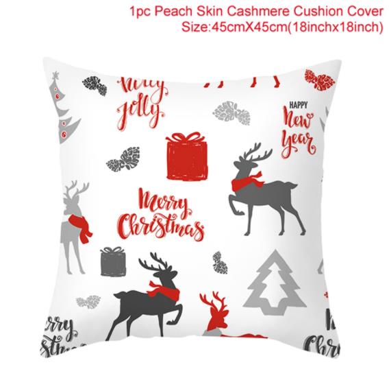 45cm Christmas Cushion Pillow Cover Christmas Decorations