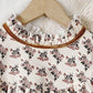 Autumn Baby Girls Dress Children Flower Clothes Long Sleeve Retro