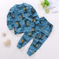 0-2year Baby Girls Boys Clothes Set Winter Christmas Mickey Mouse Set