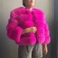 Fashion winter jackets women Warm Coats Natural Faux Fur Coat