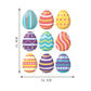 Happy Easter Window Stickers Rabbit Easter Eggs Decorations