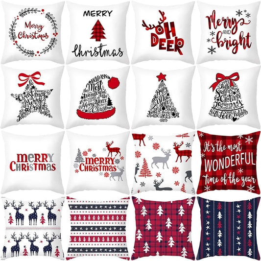 45cm Christmas Cushion Pillow Cover Christmas Decorations
