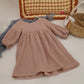 Autumn Spring Clothes Organic Cotton Long Sleeve Girls Dress
