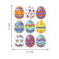 Happy Easter Window Stickers Rabbit Easter Eggs Decorations