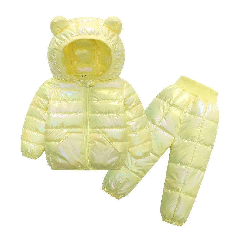 2020 Autumn Winter Suit for Girls Boys Hooded Coat Set