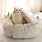 New Style Pet Dog Cat Bed Round Plush Warm Bed House