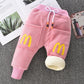 New Baby Boys Clothing Warm Cashmere Jeans Pants