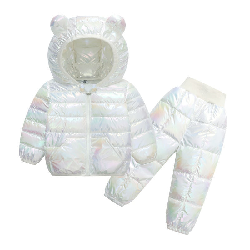 2020 Autumn Winter Suit for Girls Boys Hooded Coat Set
