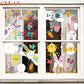 Happy Easter Window Stickers Rabbit Easter Eggs Decorations