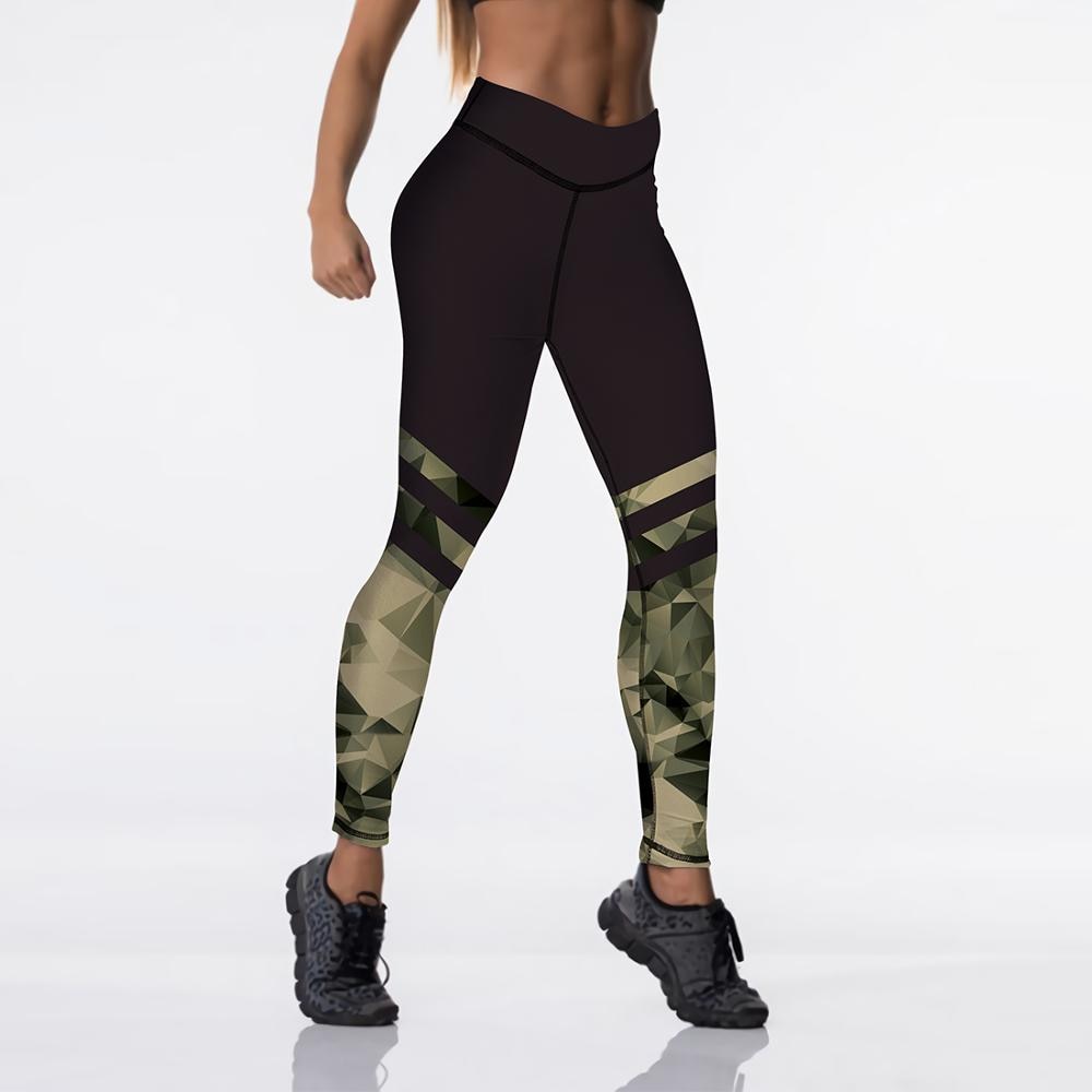 Spandex Sexy High Waist Elasticity Women Digital Printed Leggings