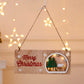Wood Glowing Castle With Warm LED Lights Christmas Ornaments