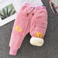 New Baby Boys Clothing Warm Cashmere Jeans Pants