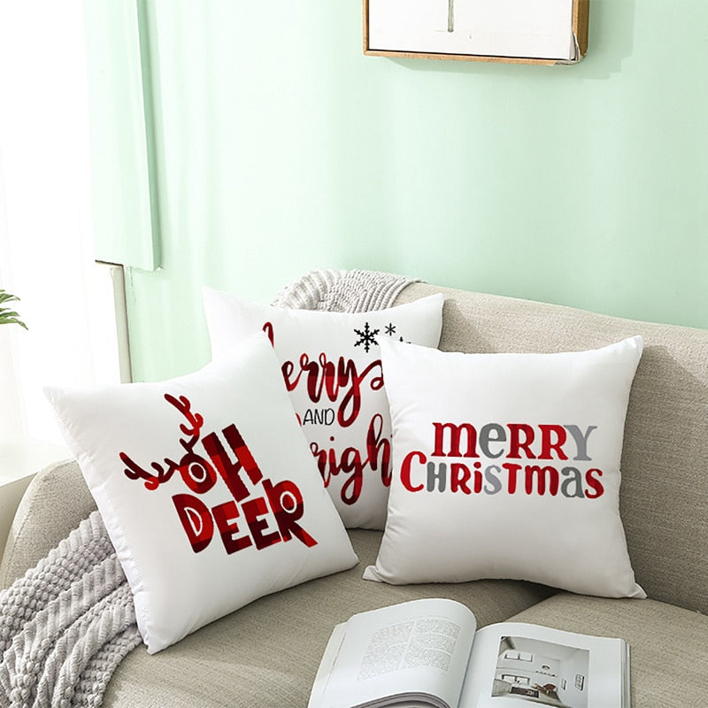 45cm Christmas Cushion Pillow Cover Christmas Decorations