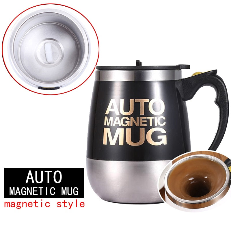 New Automatic Self Stirring Magnetic Mug Creative Stainless Steel Mixer