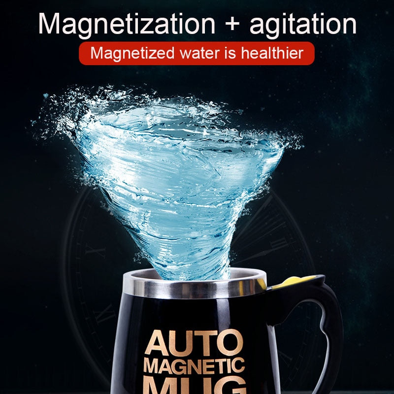 New Automatic Self Stirring Magnetic Mug Creative Stainless Steel Mixer