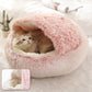New Style Pet Dog Cat Bed Round Plush Warm Bed House