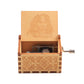 New Wooden Hand Crank Music Box Merry Christmas Music Theme