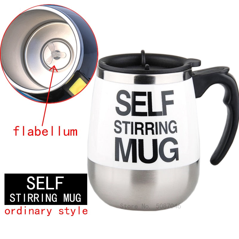 New Automatic Self Stirring Magnetic Mug Creative Stainless Steel Mixer