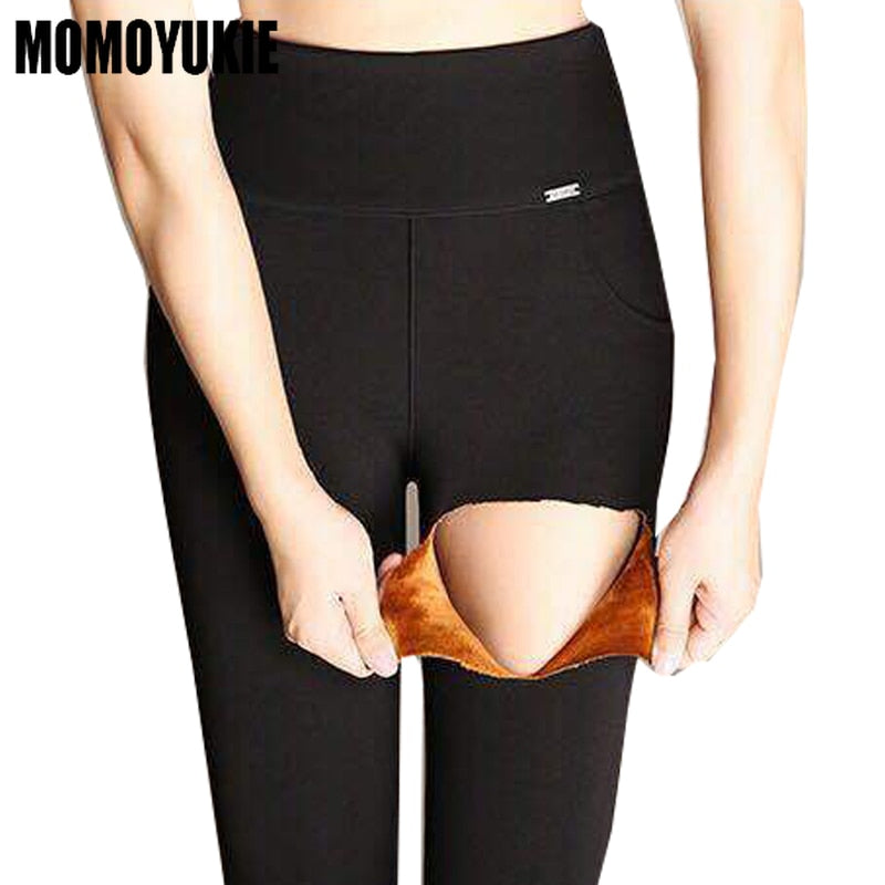 Women Winter Warm Leggings Super-thick High Stretch Lamb Cashmere