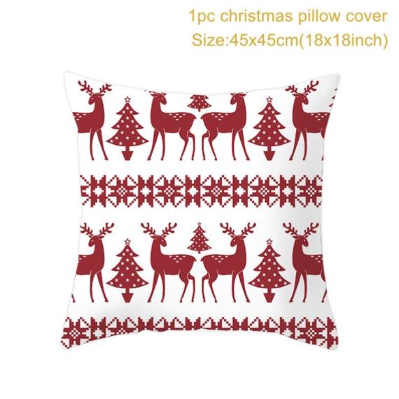 45cm Christmas Cushion Pillow Cover Christmas Decorations