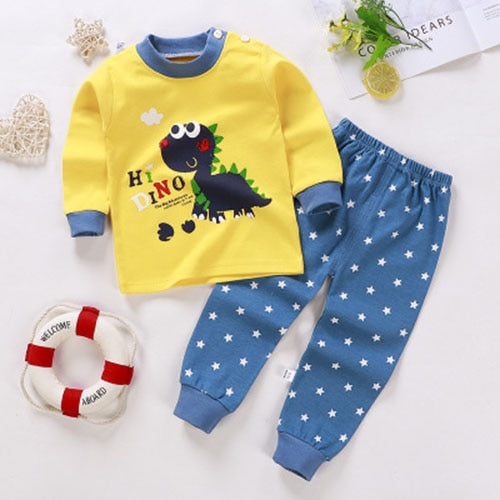 0-2year Baby Girls Boys Clothes Set Winter Christmas Mickey Mouse Set