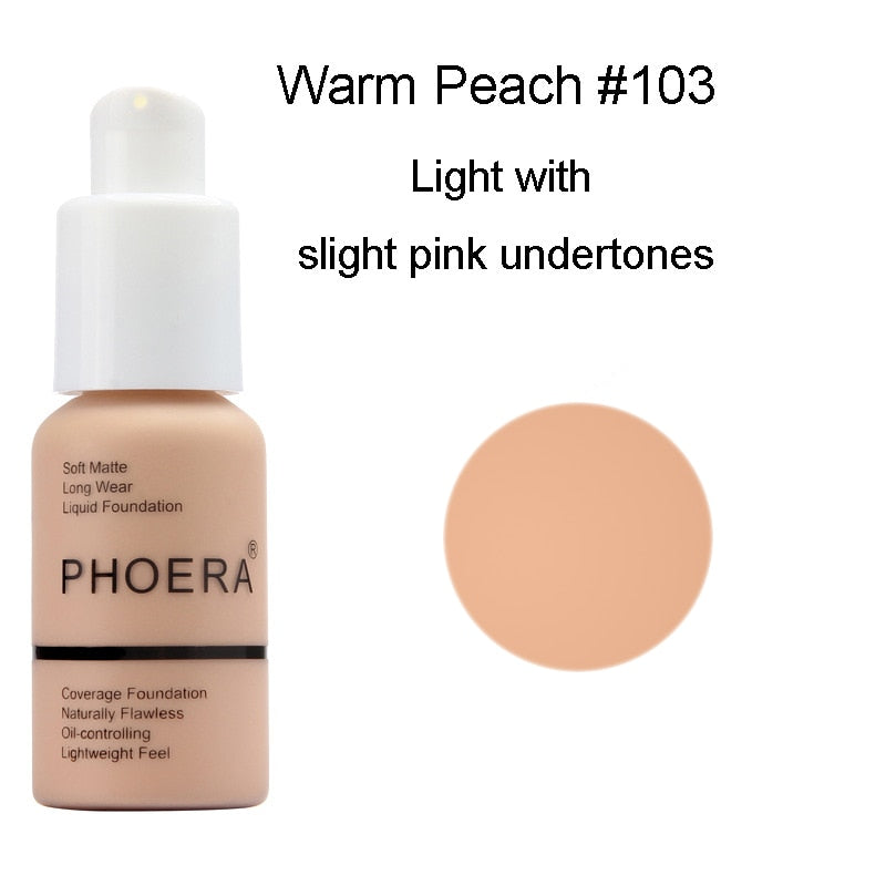 Long Lasting Brighten Liquid Foundation Concealer
