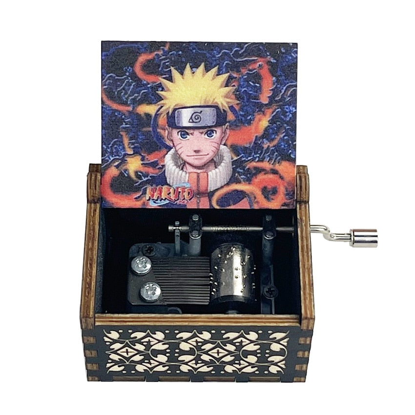 New Wooden Hand Crank Music Box Merry Christmas Music Theme