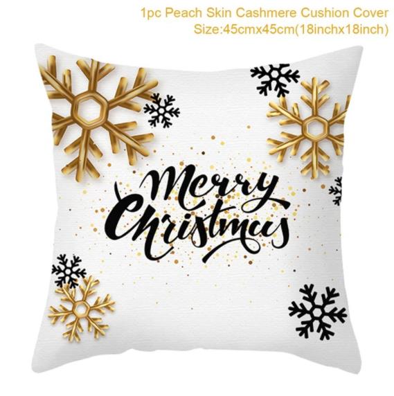 45cm Christmas Cushion Pillow Cover Christmas Decorations
