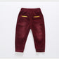 New Baby Boys Clothing Warm Cashmere Jeans Pants