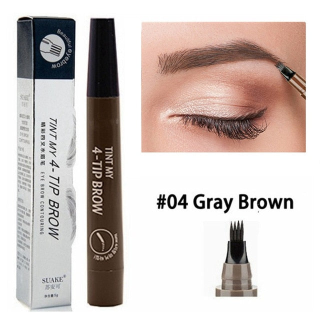 4 Point Waterproof Liquid Eyebrow Pen