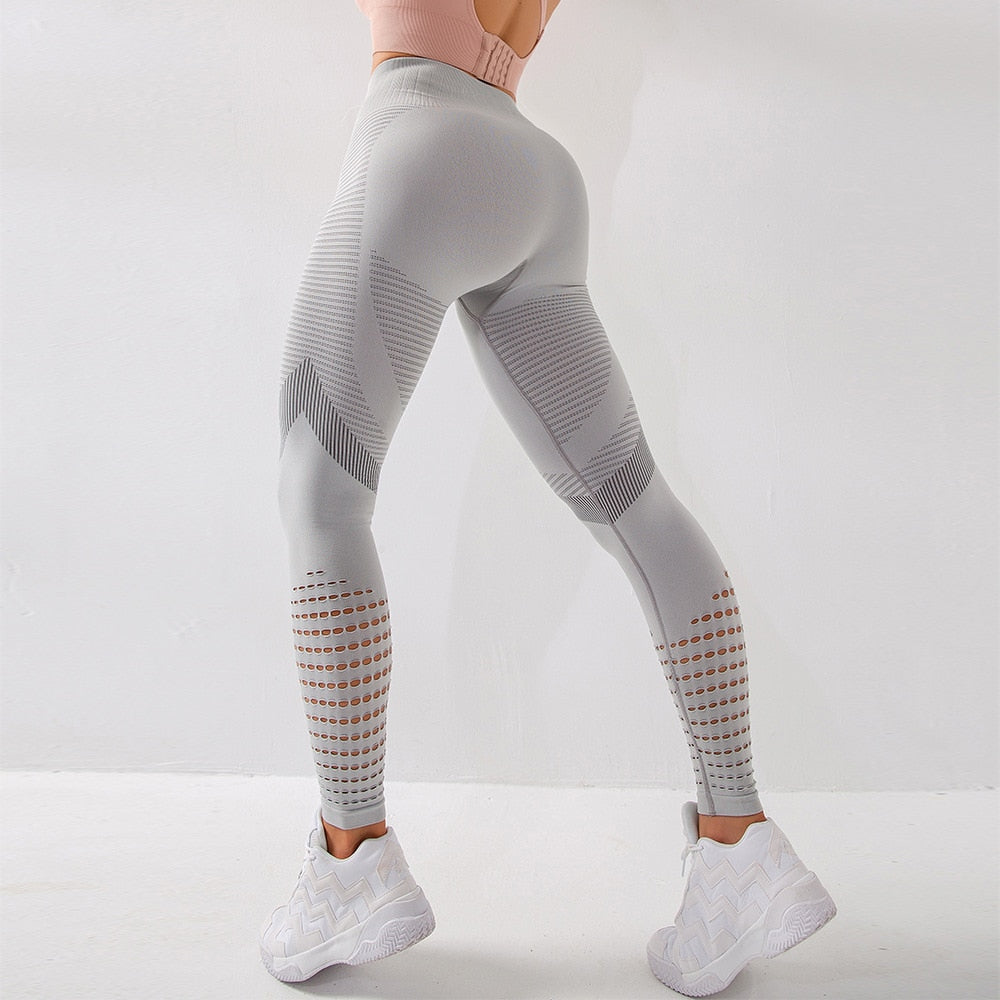High Waist Fitness Leggings Women Sexy Seamless  Printed Workout