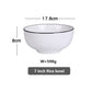 White With Black Edge Dinner Plate Ceramic Kitchen Dishes