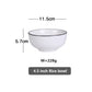 White With Black Edge Dinner Plate Ceramic Kitchen Dishes